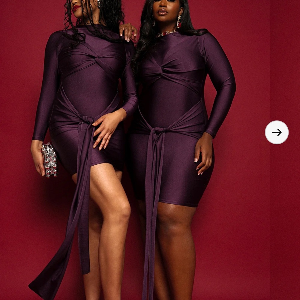 REBDOLLS: Eve Draped Mini Dress